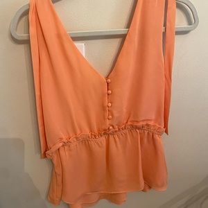 Naked zebra sleeveless blouse